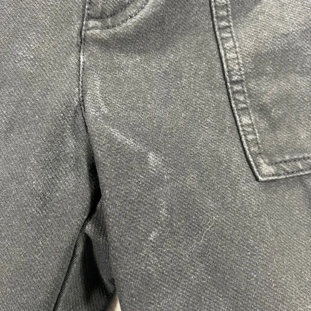 UNIQLO Utility Pants Mens Small Black Cotton Stretch Carpenter Fatigue